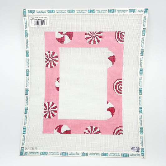 Peppermints on Pink Frame