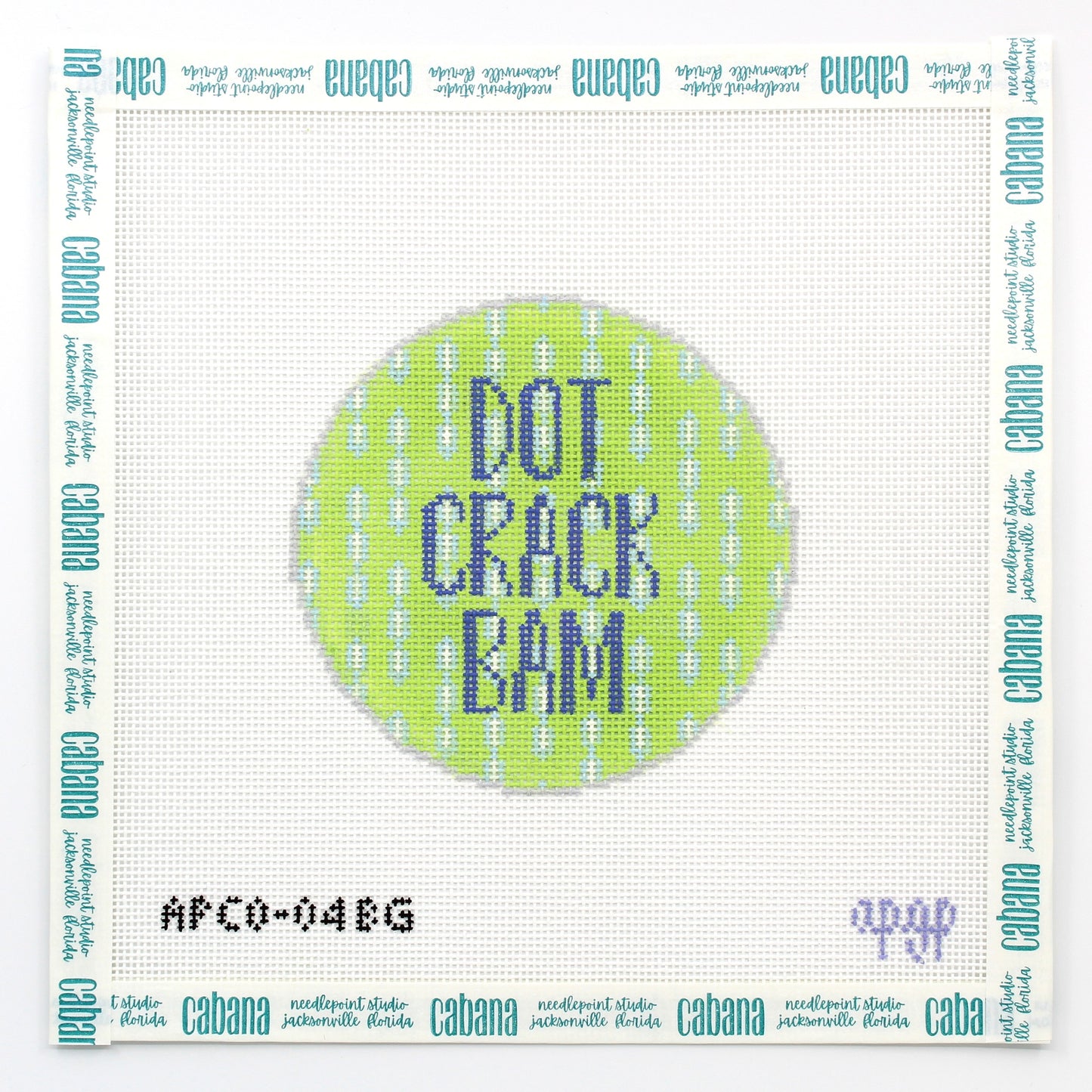 Dot Crak Bam Blue and Green