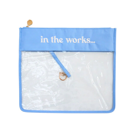 In The Works Project Bag - Baby Blue