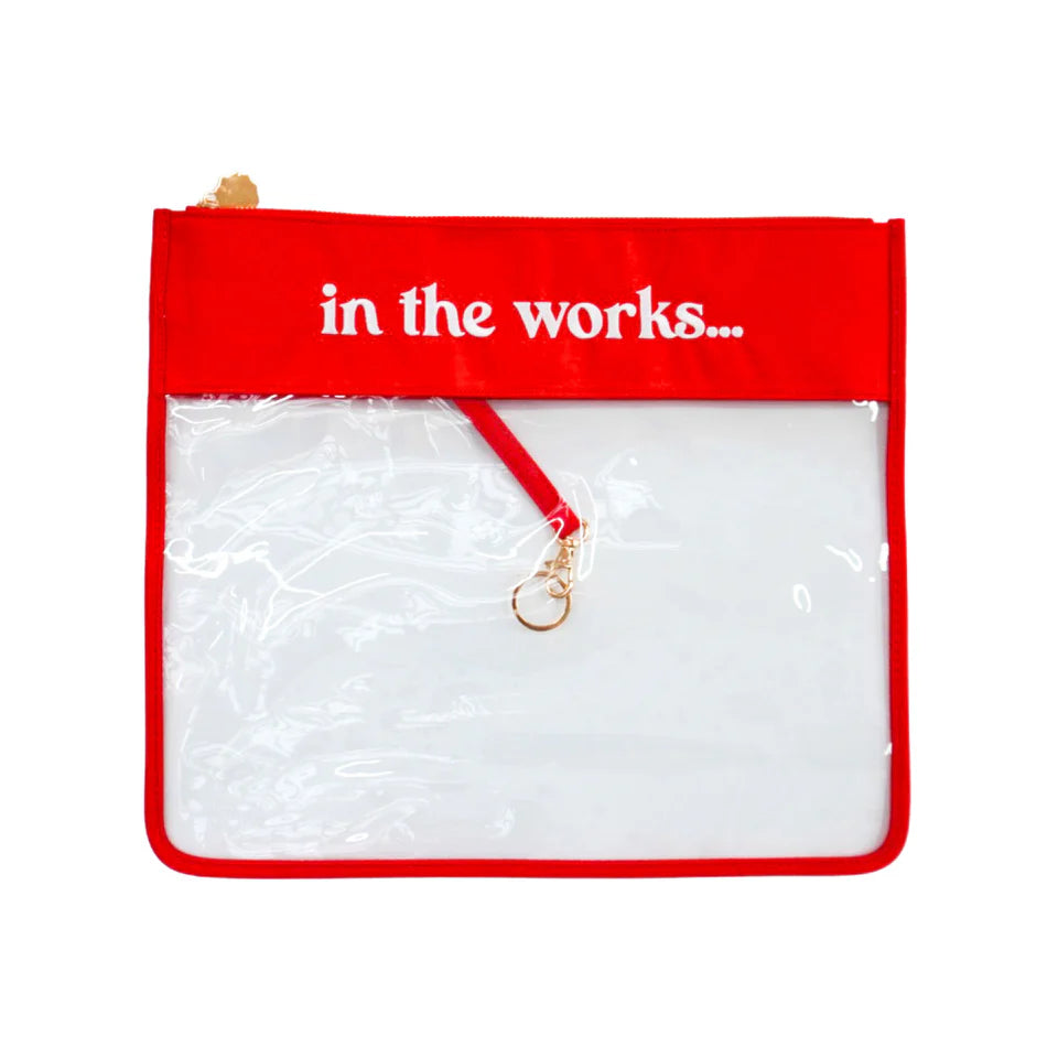 In The Works Project Bag - Cherry