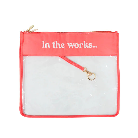In The Works Project Bag - Coral