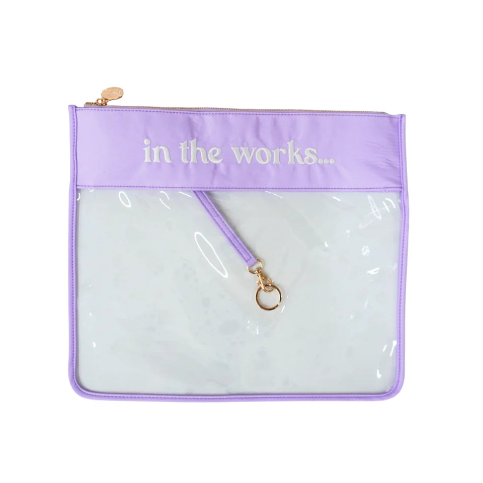 In The Works Project Bag - Lavender