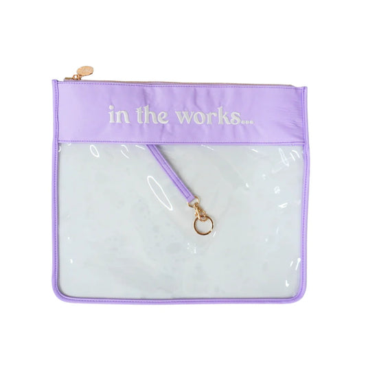 In The Works Project Bag - Lavender