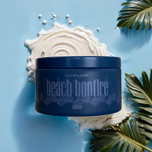 Beach Bonfire Lotion Candle