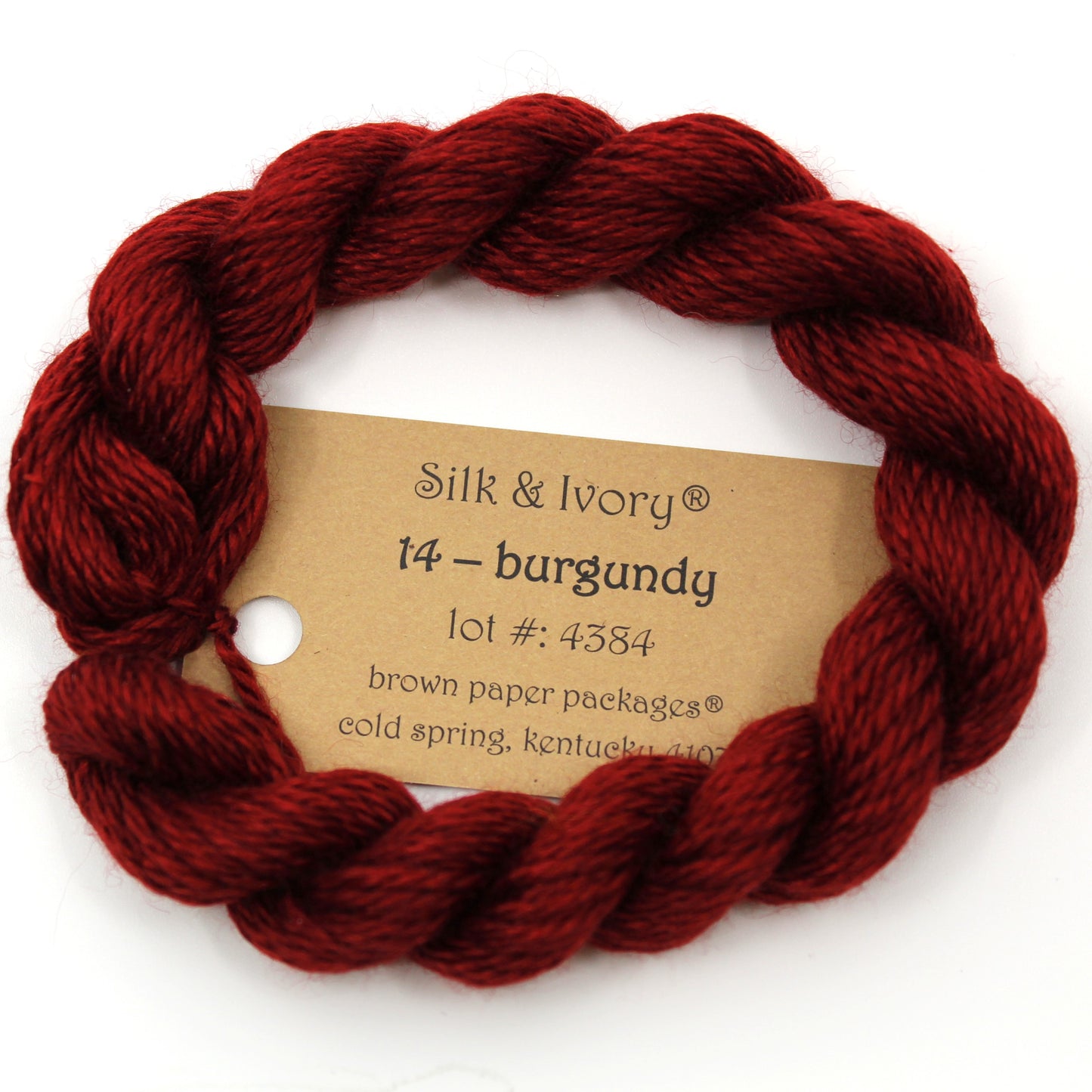 Silk & Ivory 014 Burgundy