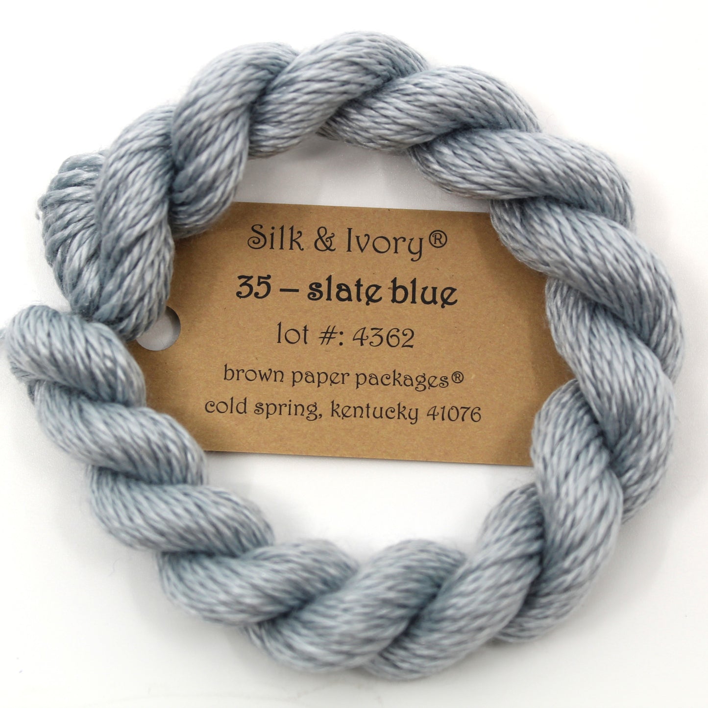 Silk & Ivory 035 Slate Blue