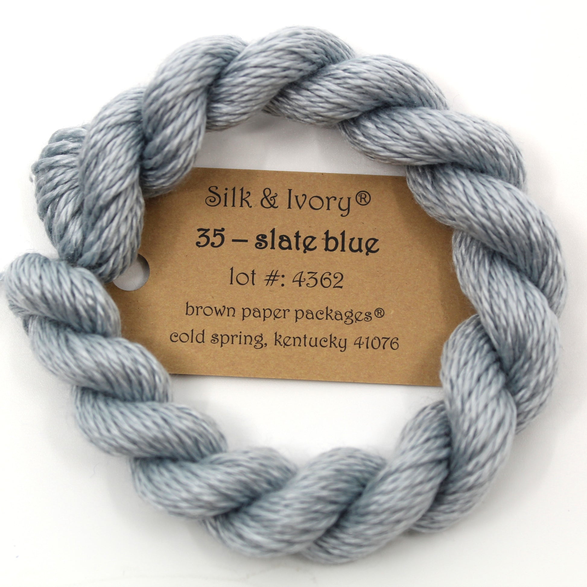 Silk & Ivory 035 Slate Blue