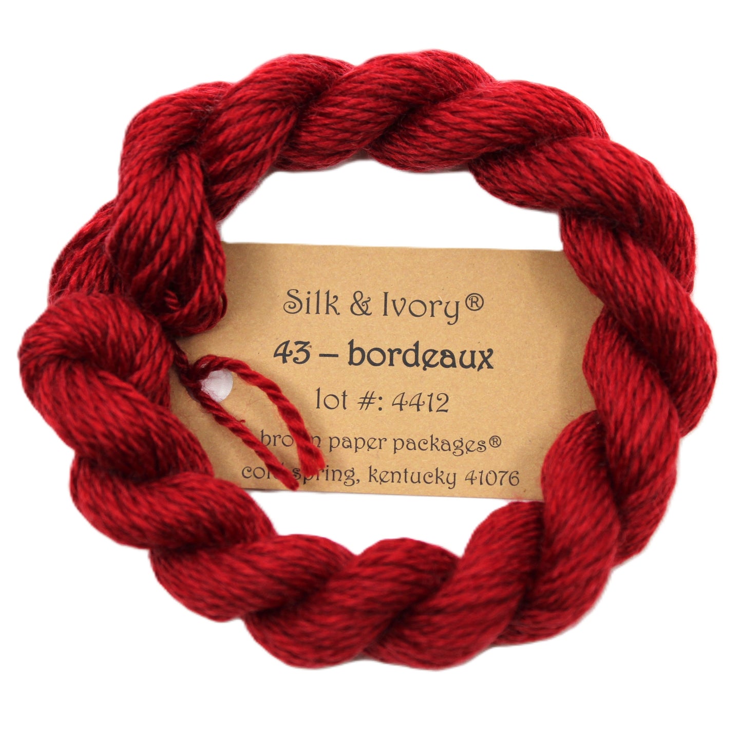 Silk & Ivory 043 Bordeaux