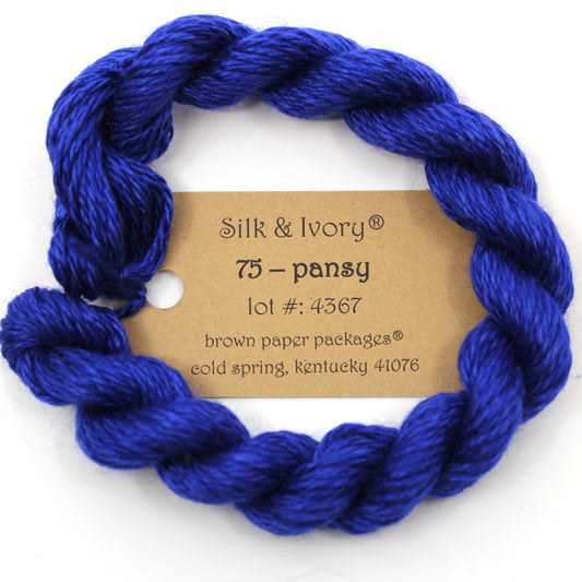Silk & Ivory 075 Pansy