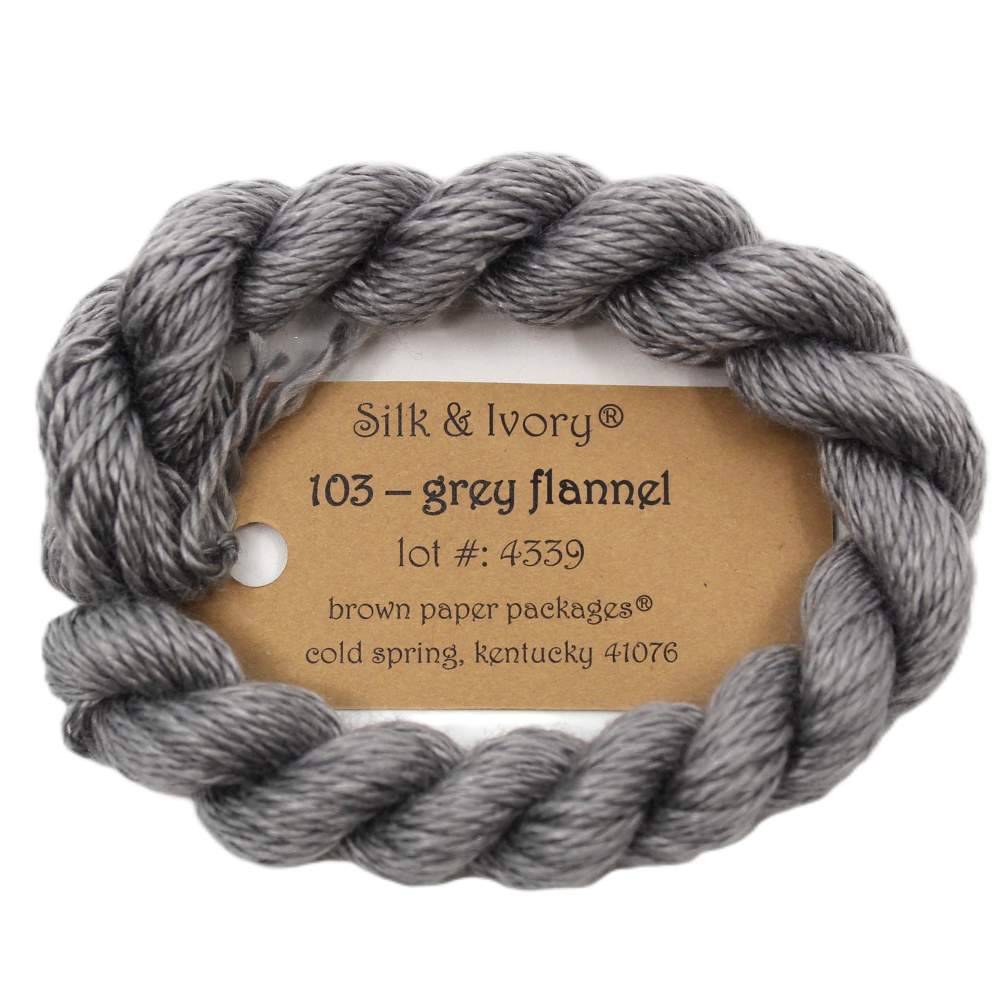 Silk & Ivory 103 Grey Flannel
