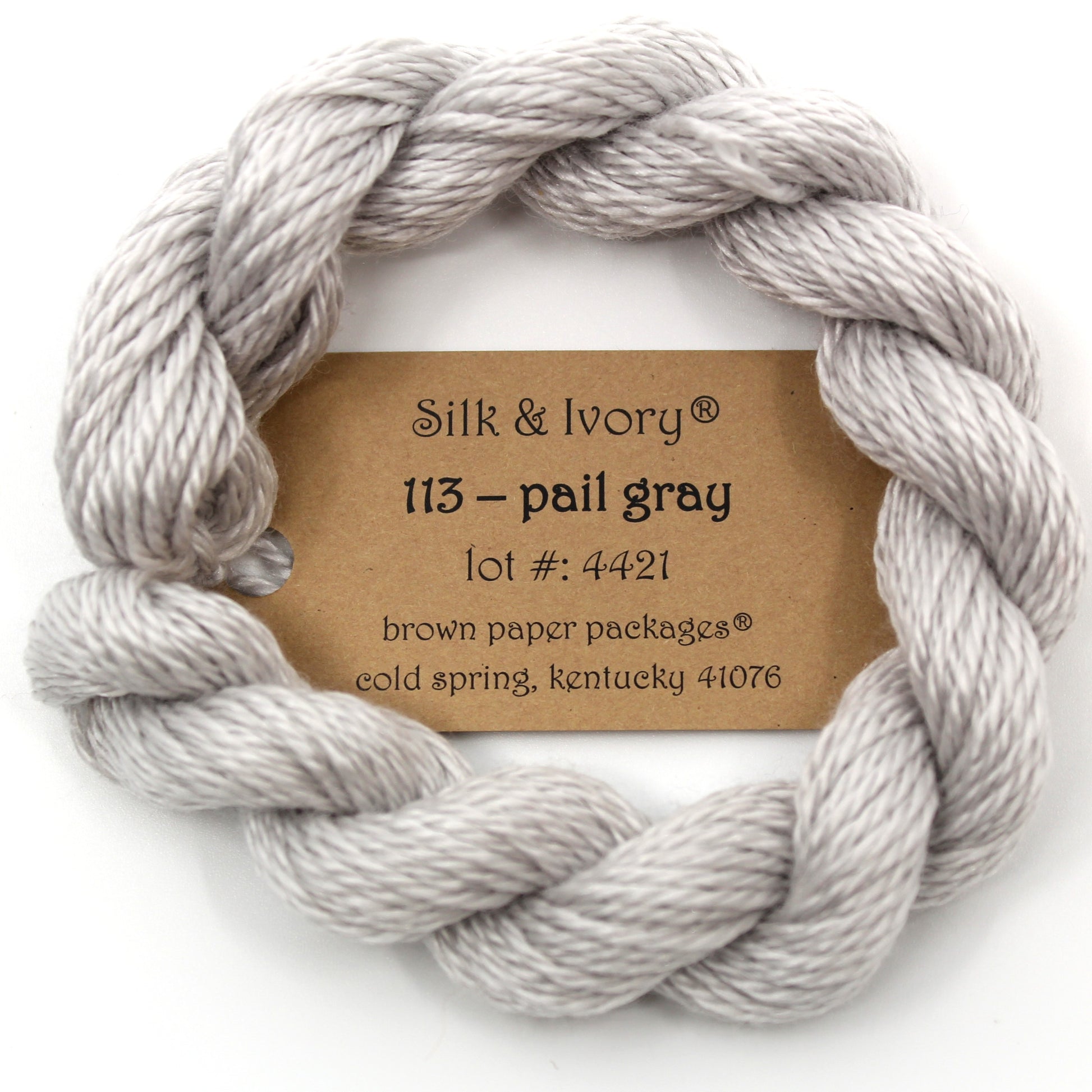 Silk & Ivory 113 Pail Gray
