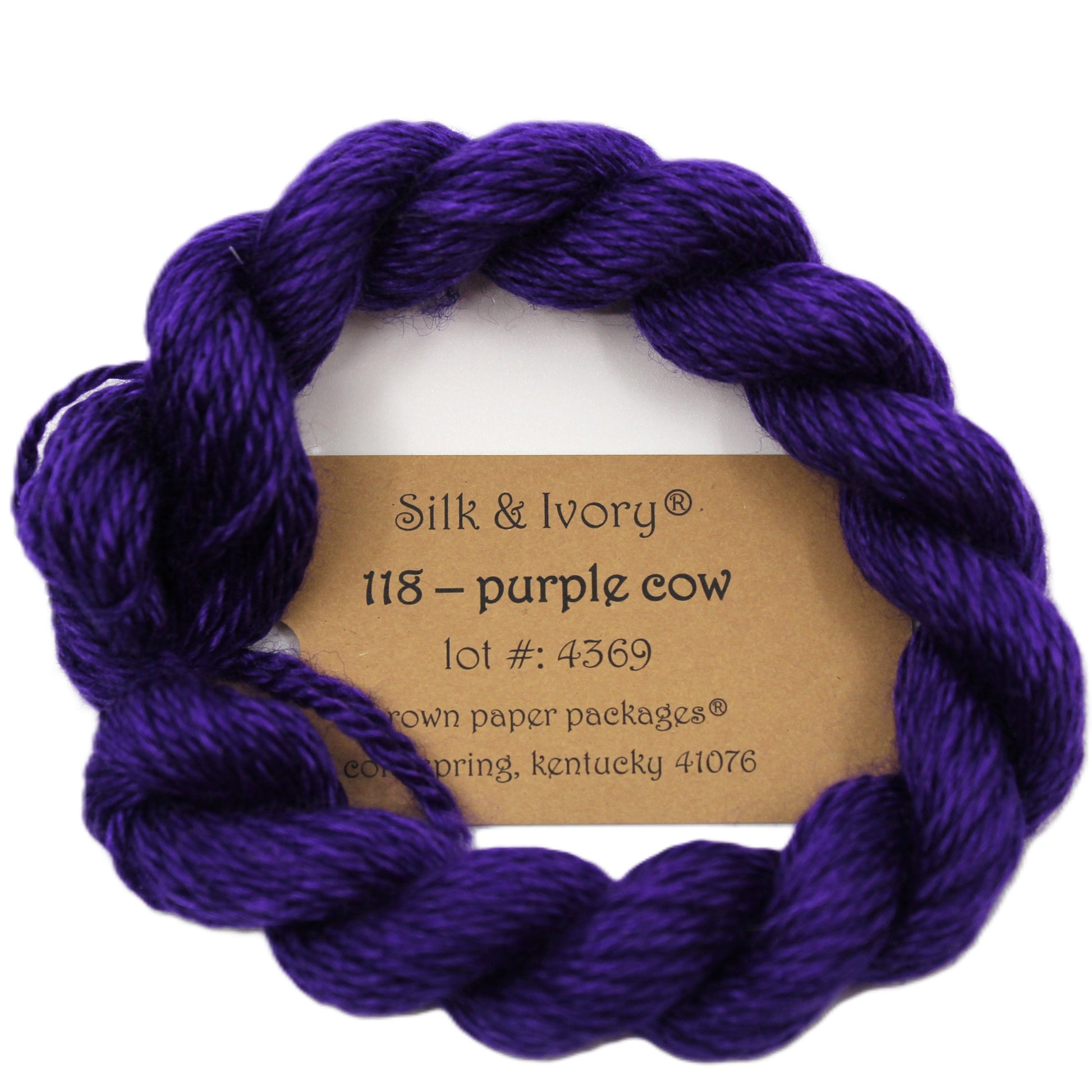 Silk & Ivory 118 Purple Cow