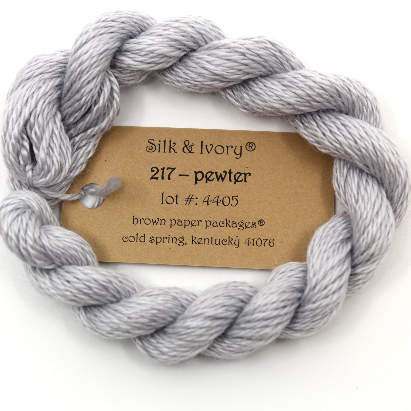 Silk & Ivory 217 Pewter