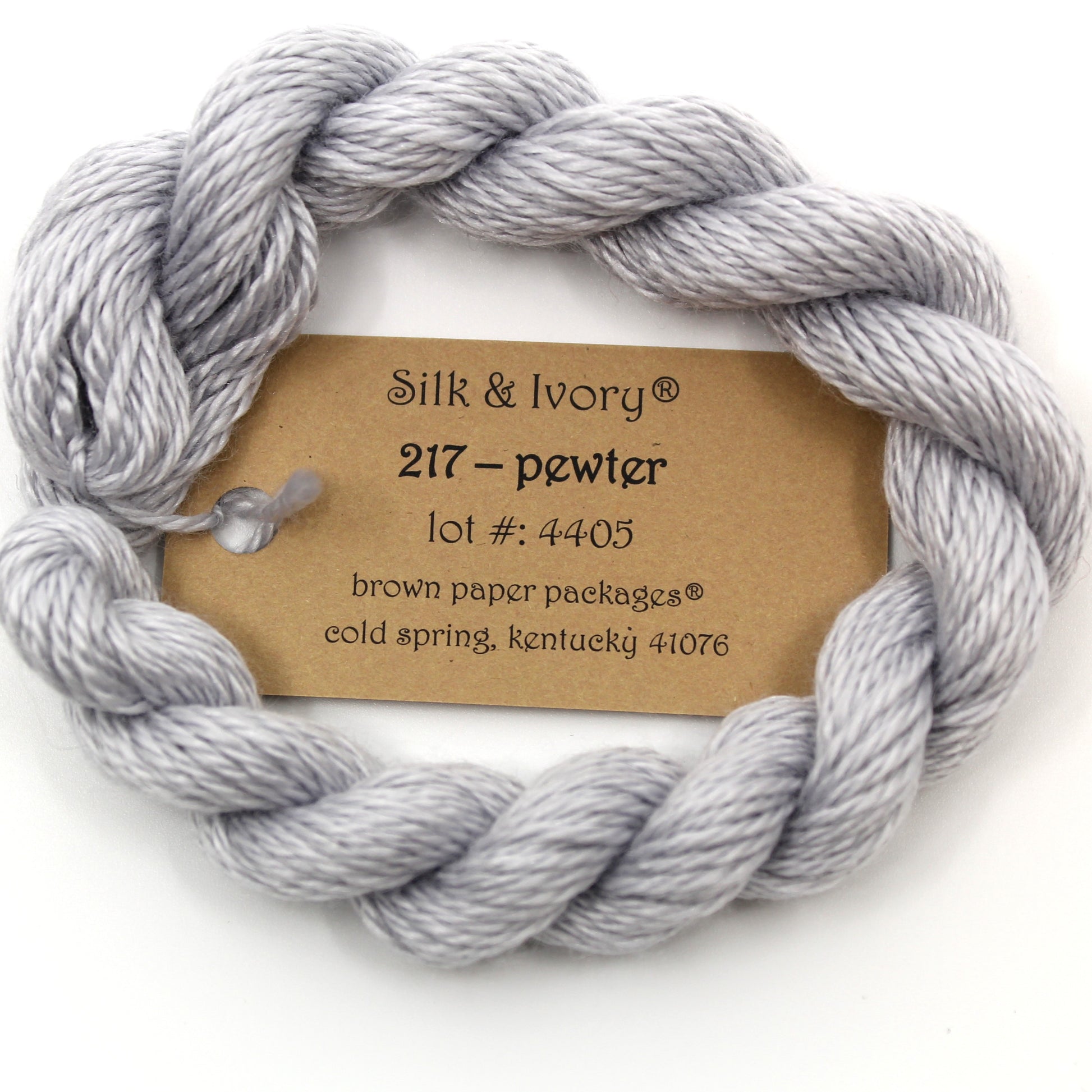 Silk & Ivory 217 Pewter