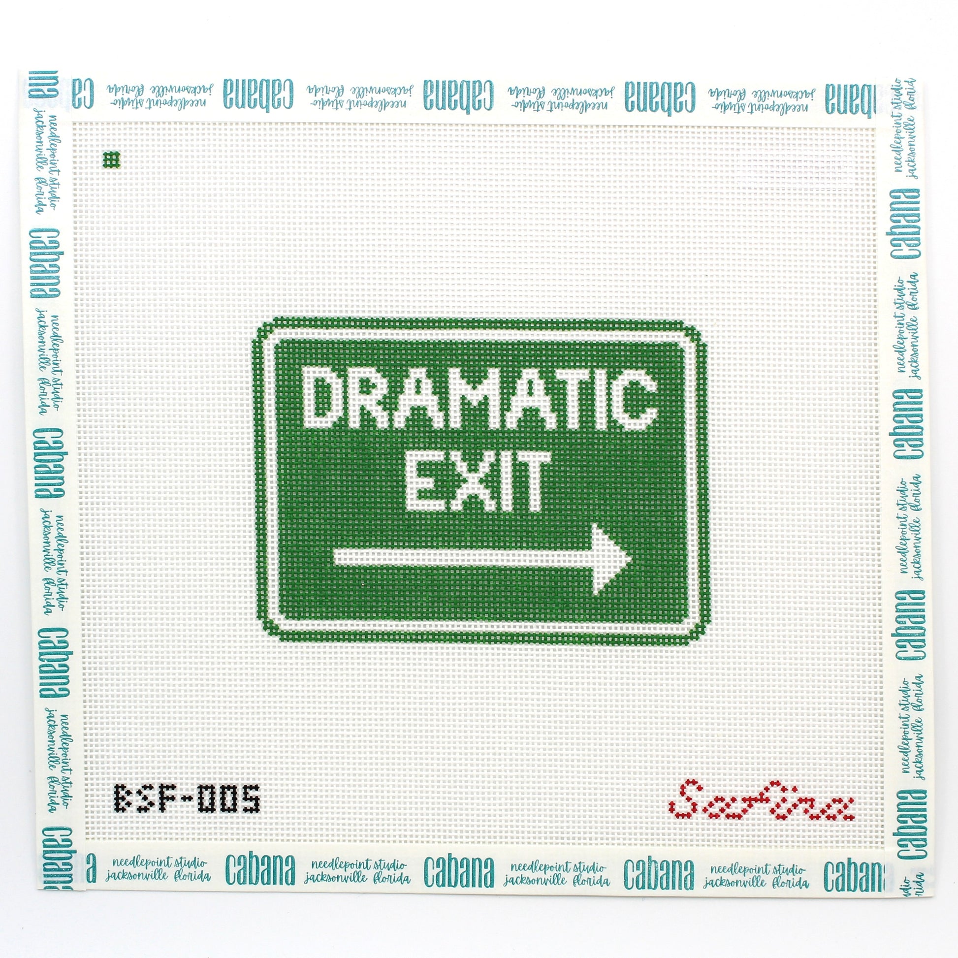 Dramatic Exit Sign