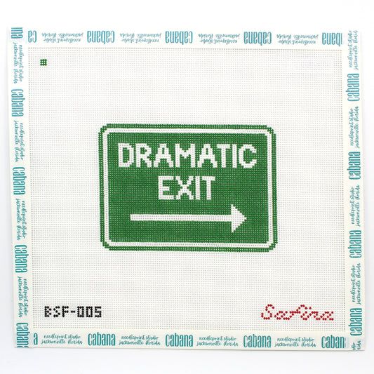 Dramatic Exit Sign