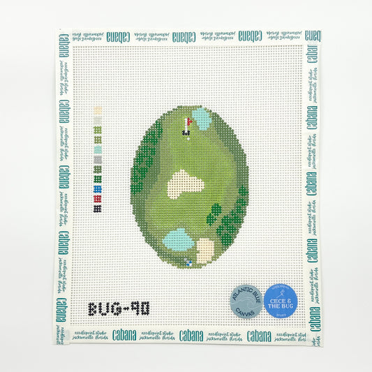 Golf From Above Oval