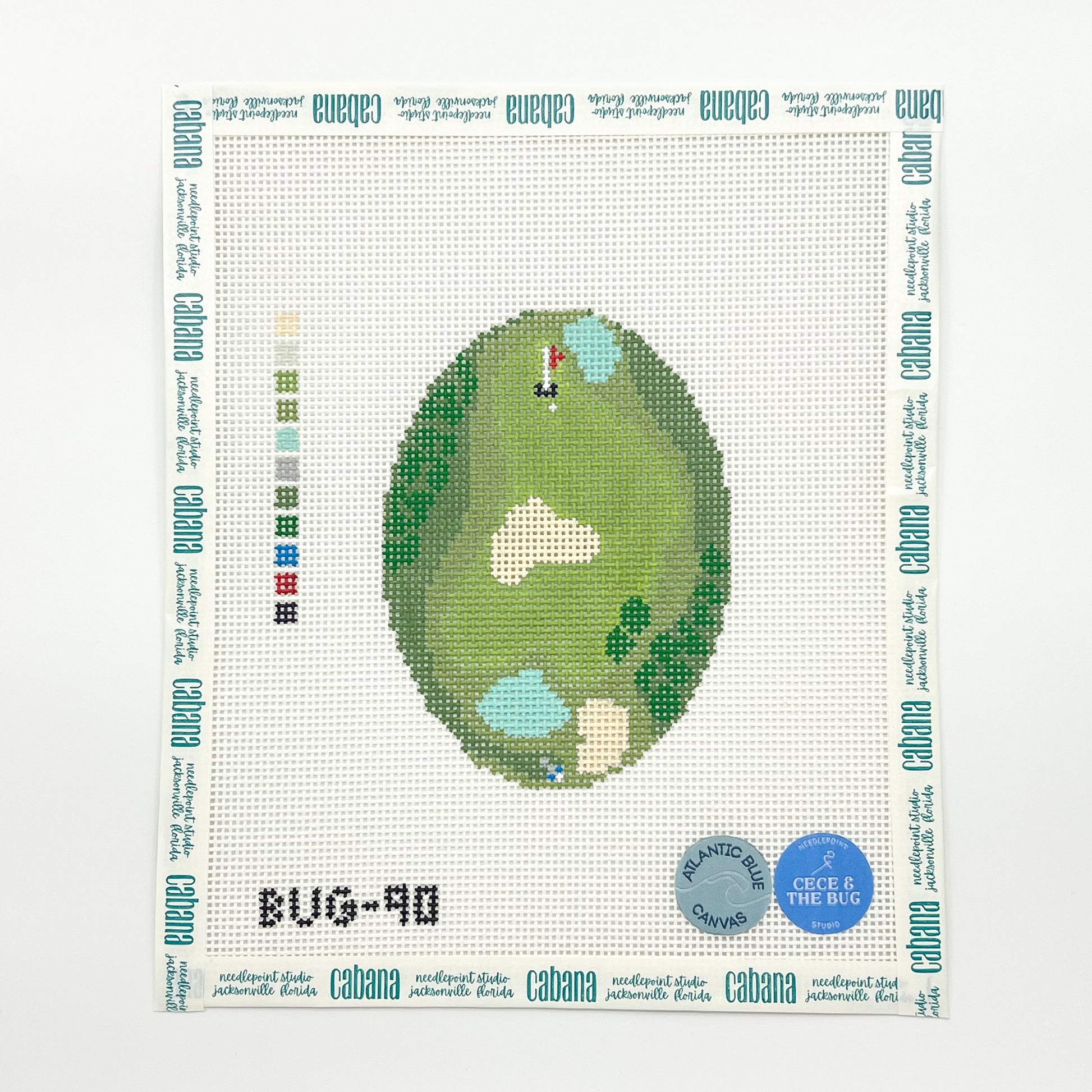 Golf From Above Oval