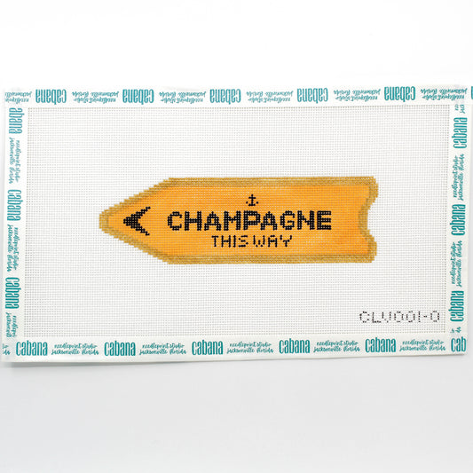 Champagne This Way - Orange