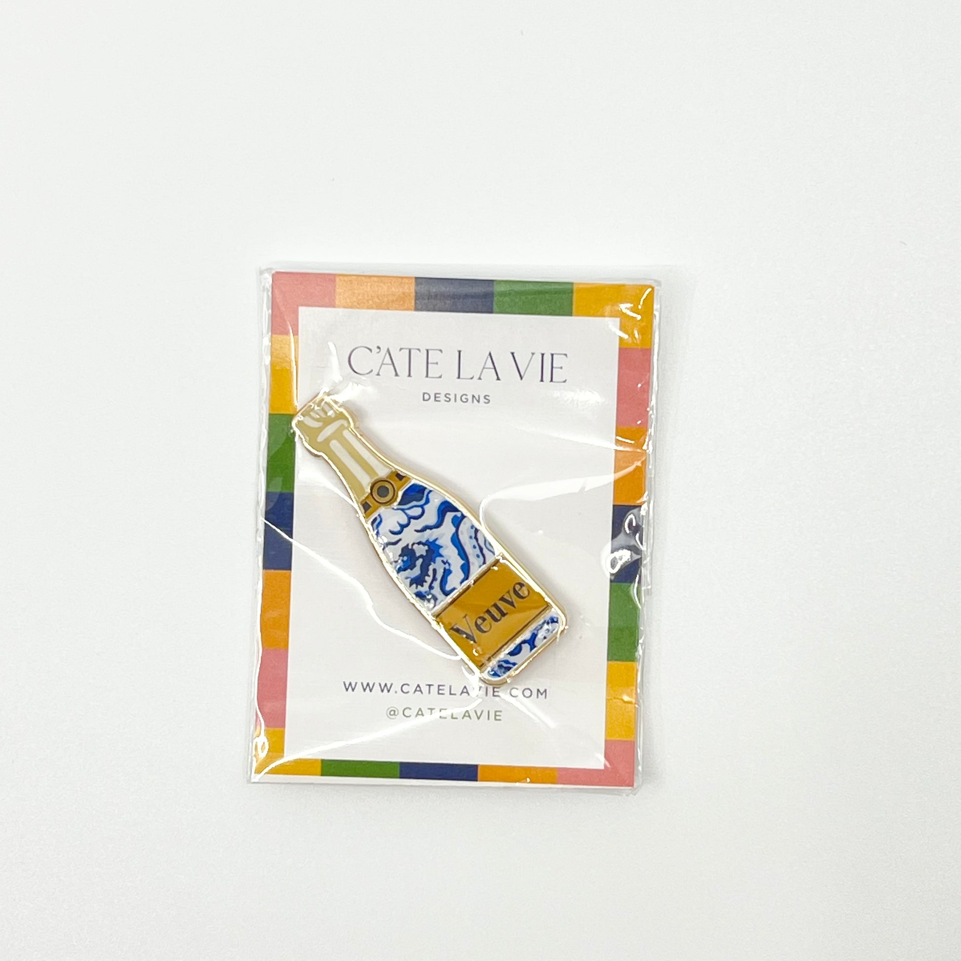 Chinoiserie Champagne Needle Minder