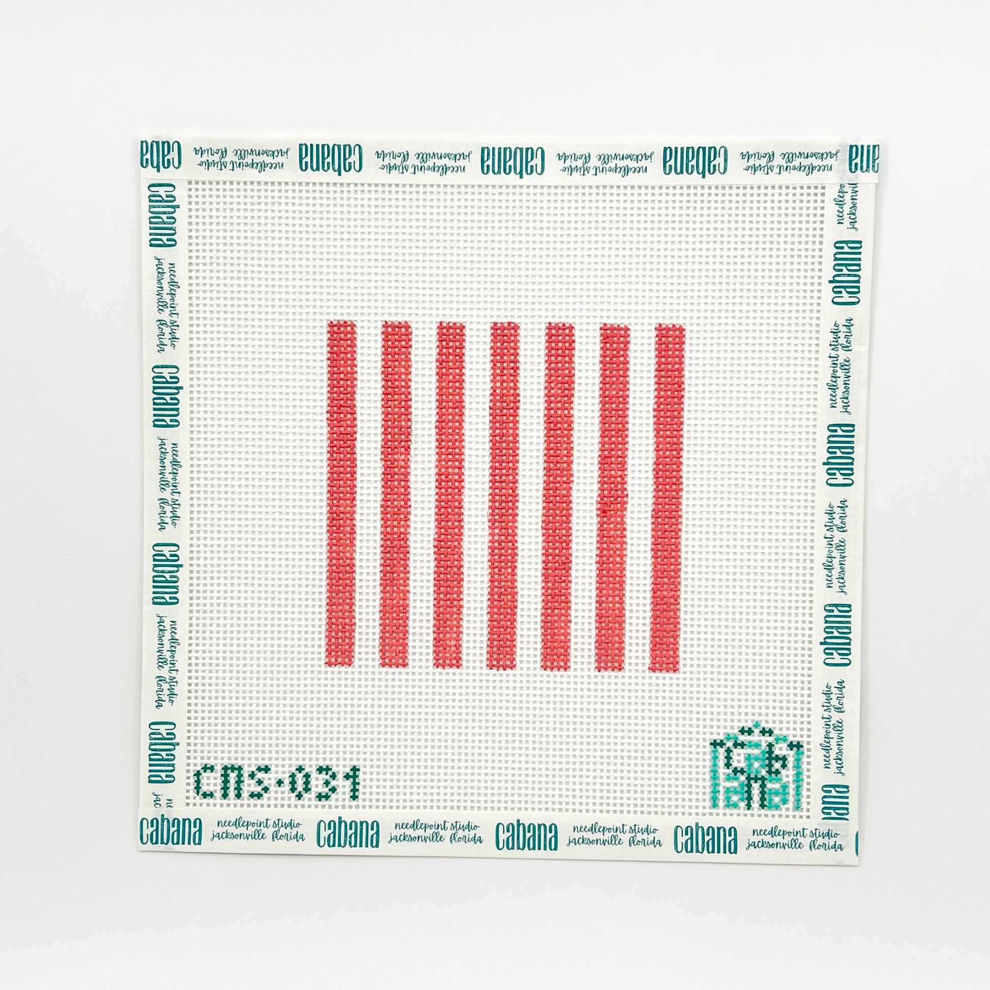 Coral Cabana Stripes
