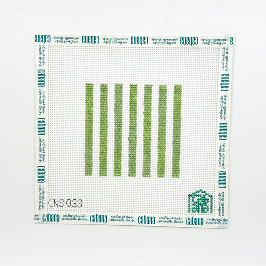 Green Cabana Stripes
