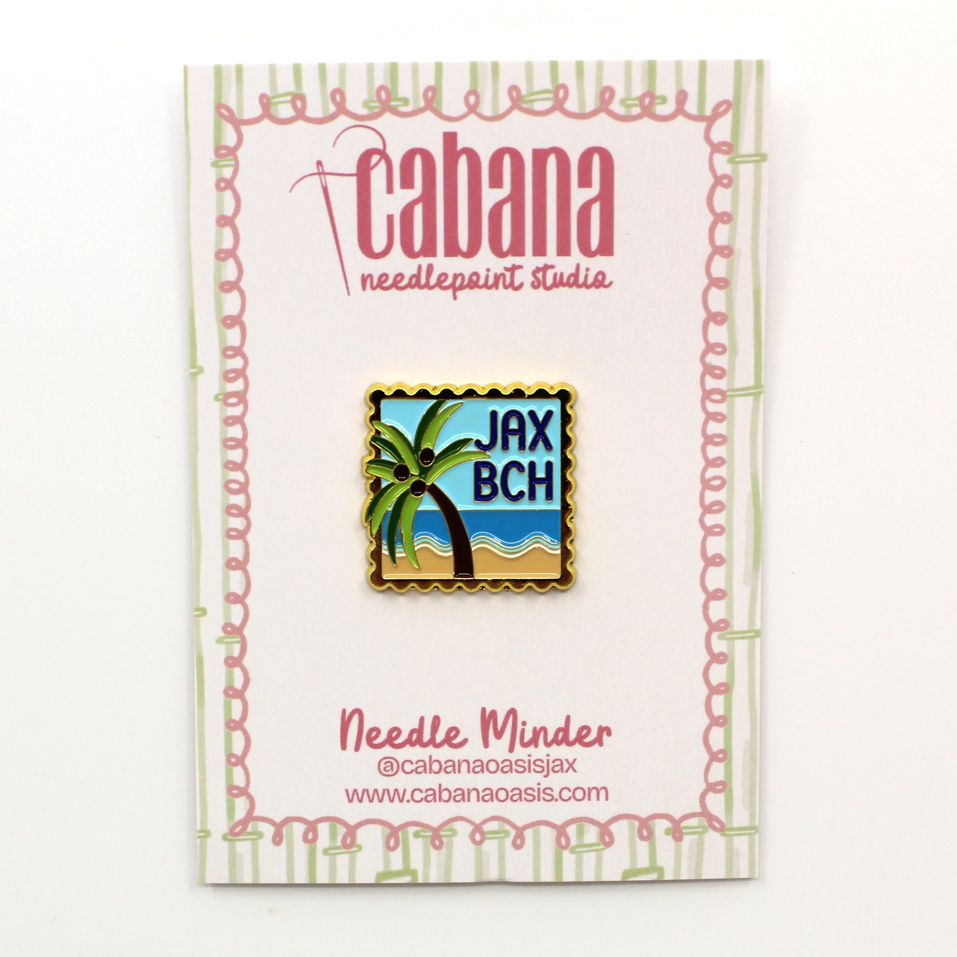 Jax Beach Stamp Needle Minder