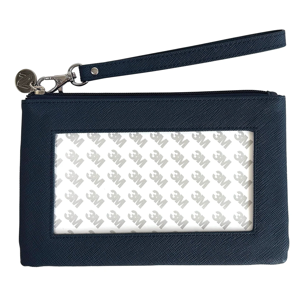 Leather Accessory Bag - Navy