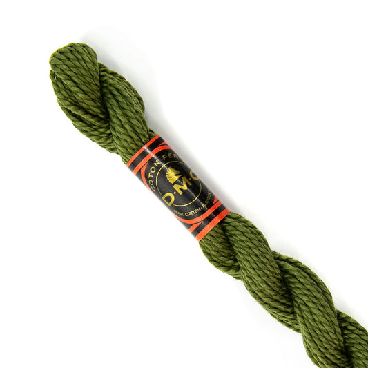 DMC 3 Pearl Cotton 3051 Forest Green