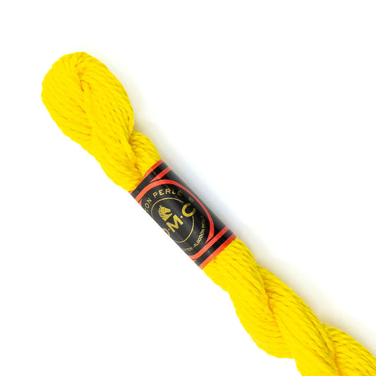 DMC 3 Pearl Cotton 307 Lemon