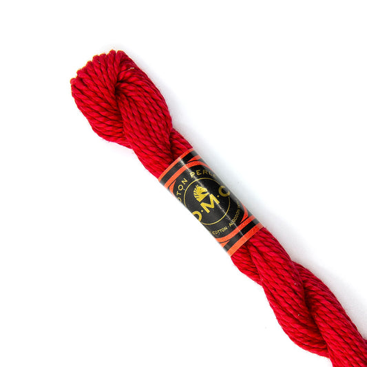 DMC 3 Pearl Cotton 321 Metallic Carmine Red