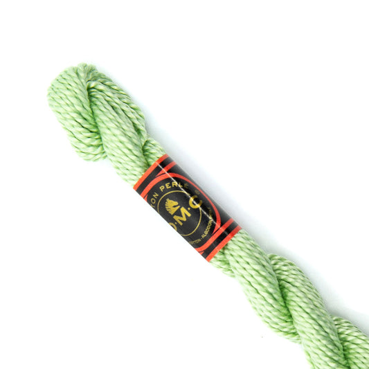 DMC 3 Pearl Cotton 369 Bamboo Shoot Green
