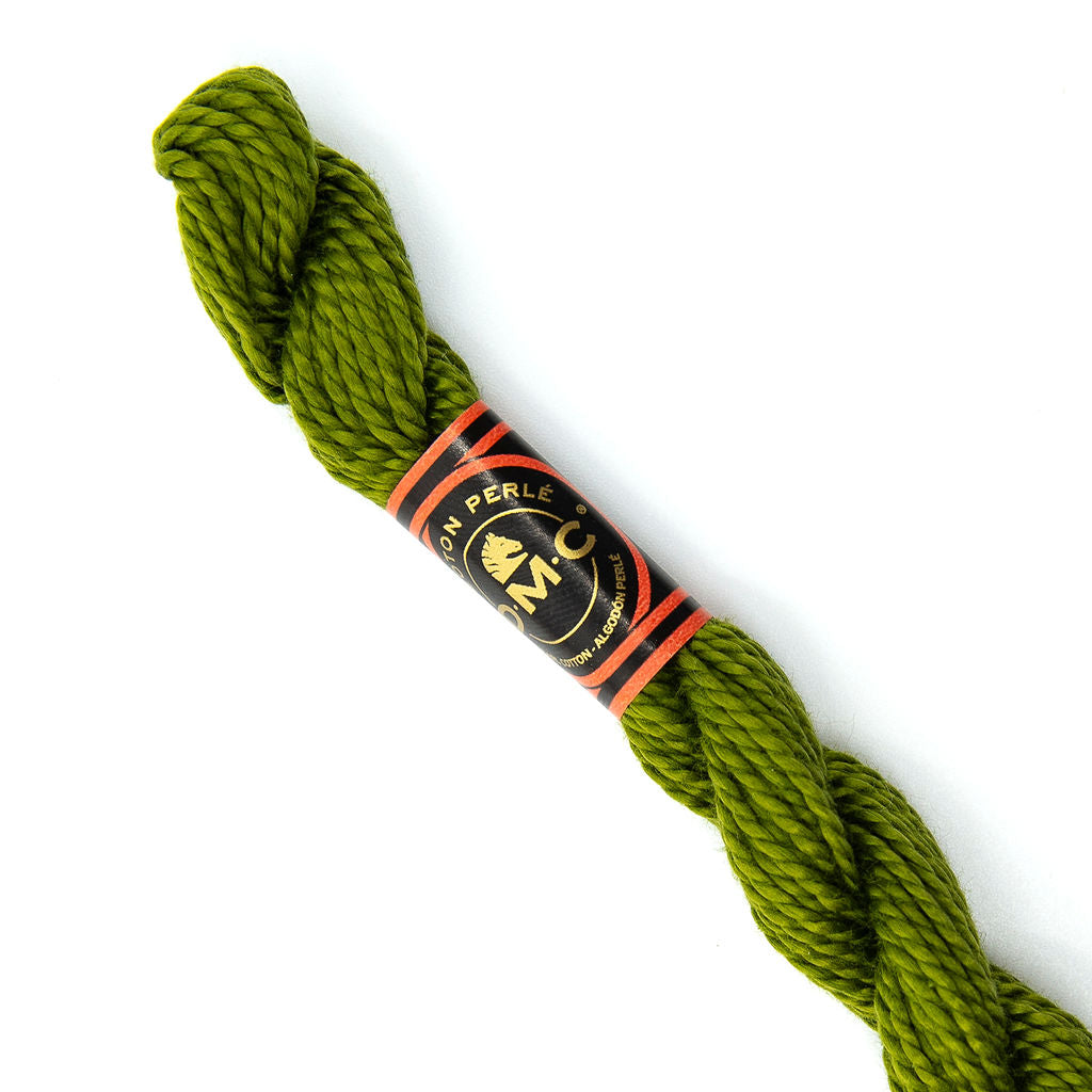 DMC 3 Pearl Cotton 469 Golden Moss Green