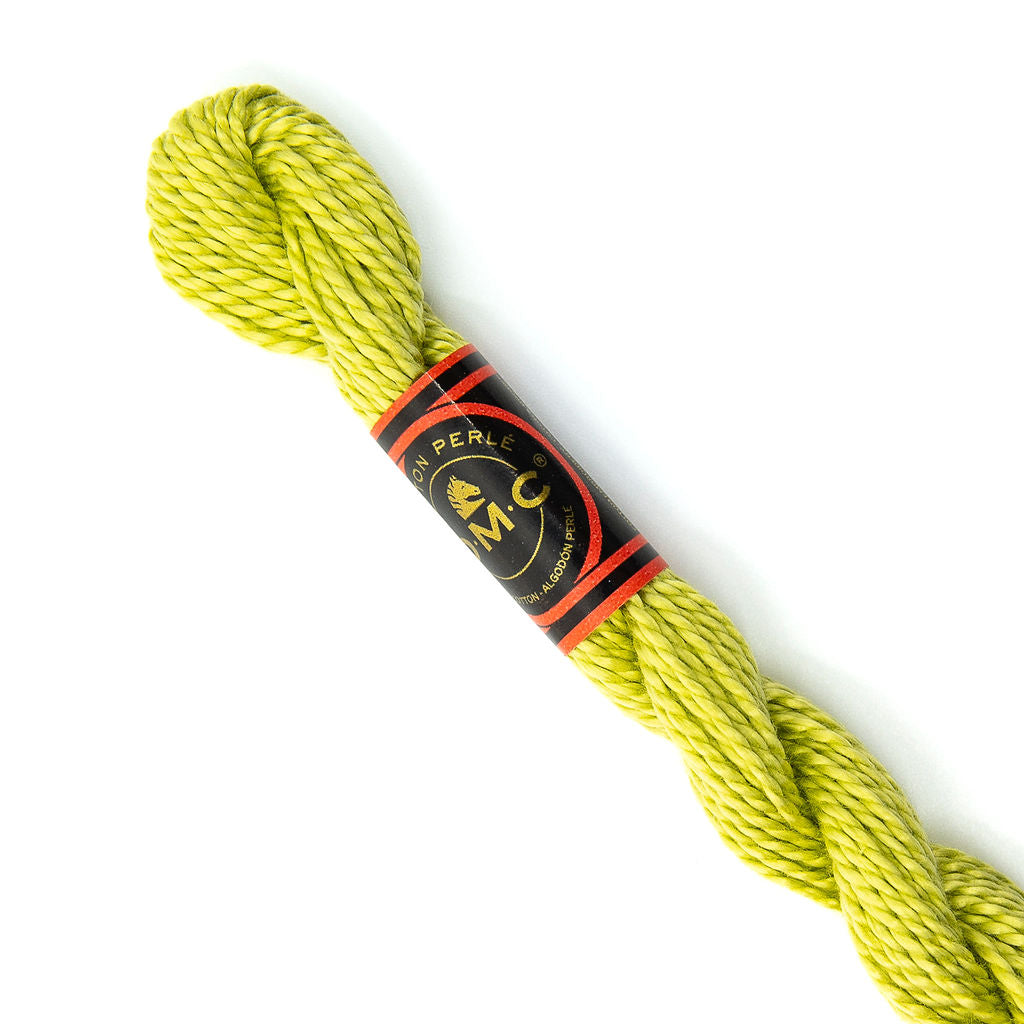 DMC 3 Pearl Cotton 472 Green Bud