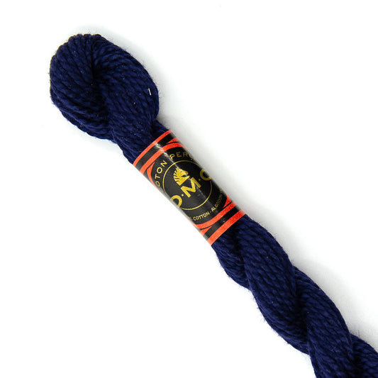 DMC 3 Pearl Cotton 823 Blueberry