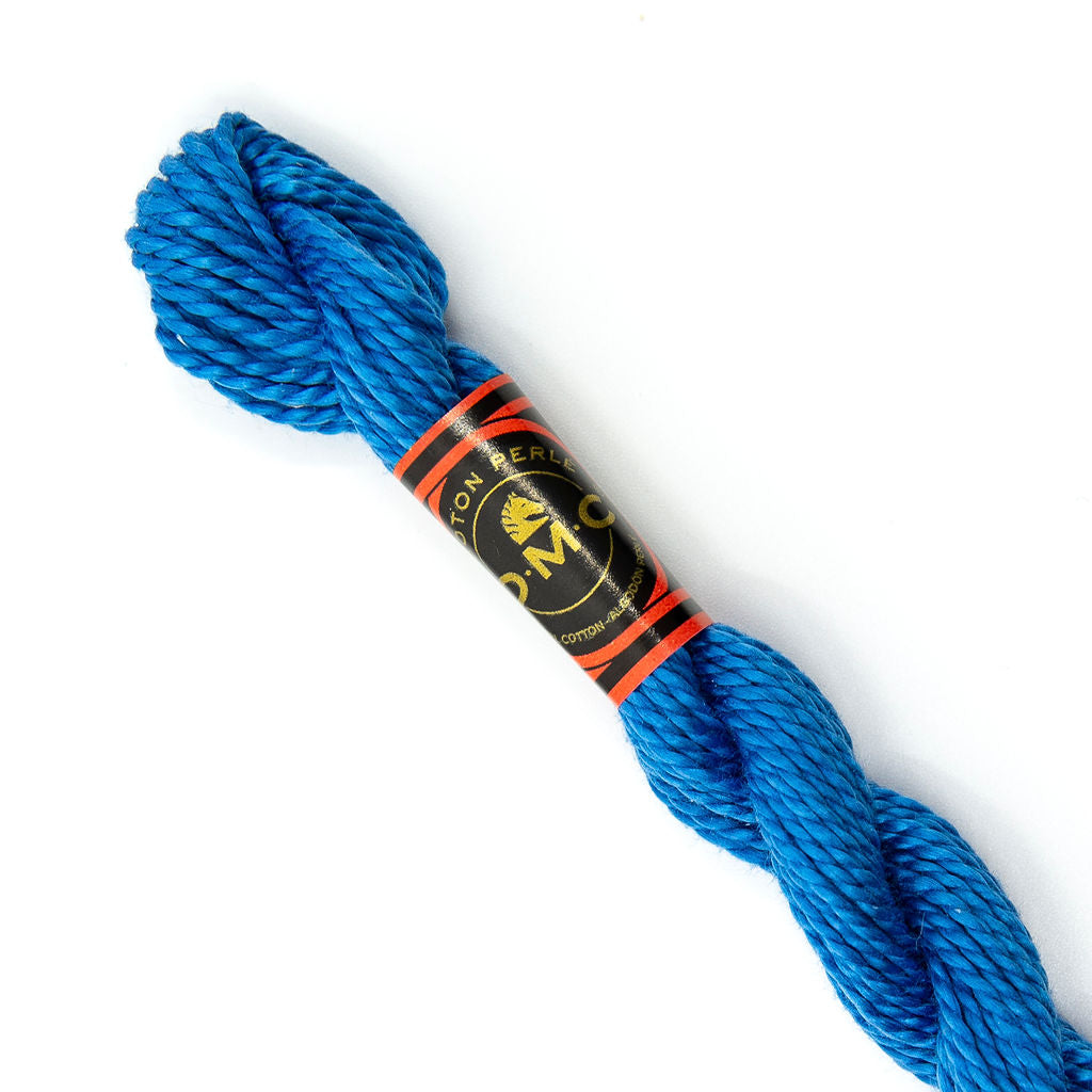 DMC 3 Pearl Cotton 826 Tuareg Blue