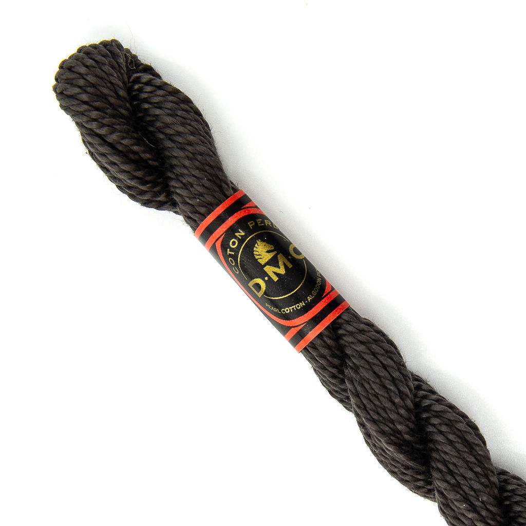 DMC 3 Pearl Cotton 844 Black Pepper