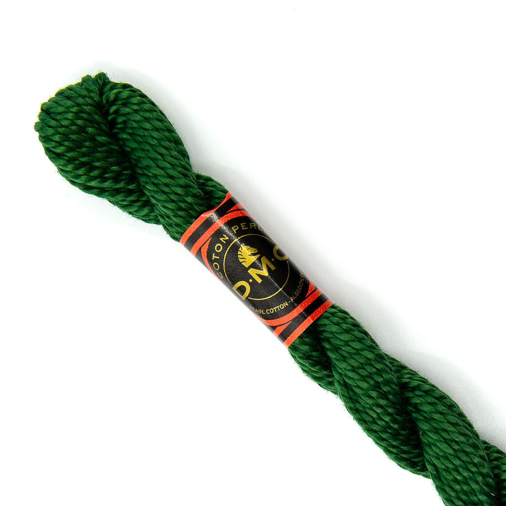 DMC 3 Pearl Cotton 895 Bottle Green