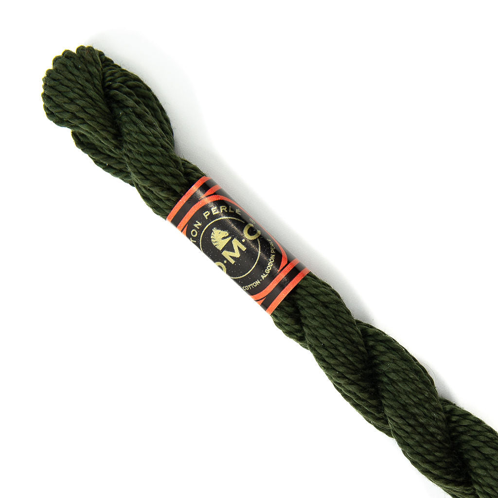 DMC 3 Pearl Cotton 934 Seaweed