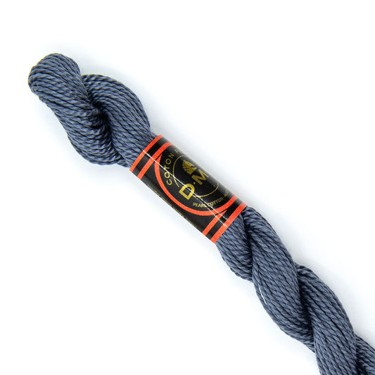 DMC 5 Pearl Cotton 317 Metallic Steel