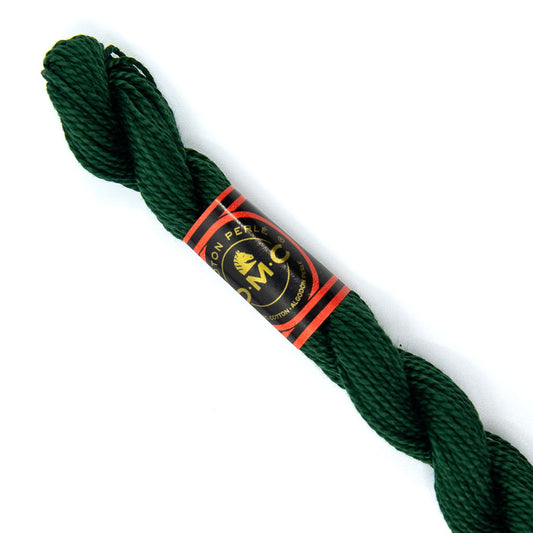 DMC 5 Pearl Cotton 319 Shaded Green
