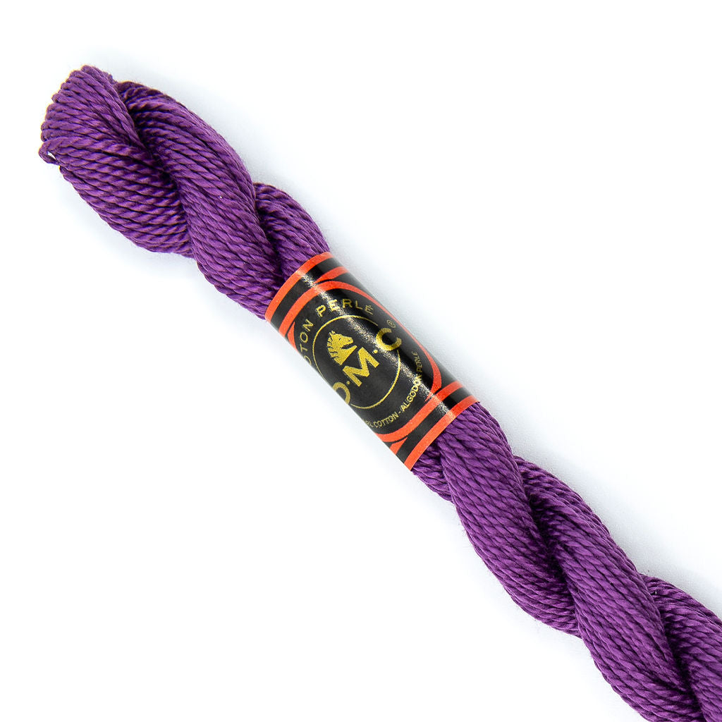 DMC 5 Pearl Cotton 327 Dark Purple