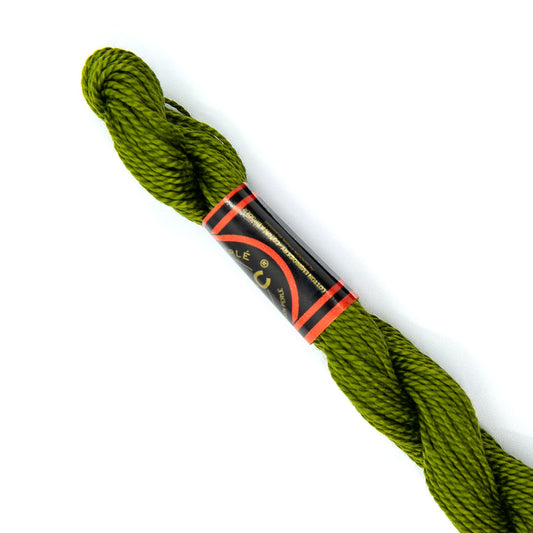 DMC 5 Pearl Cotton 469 Golden Moss Green