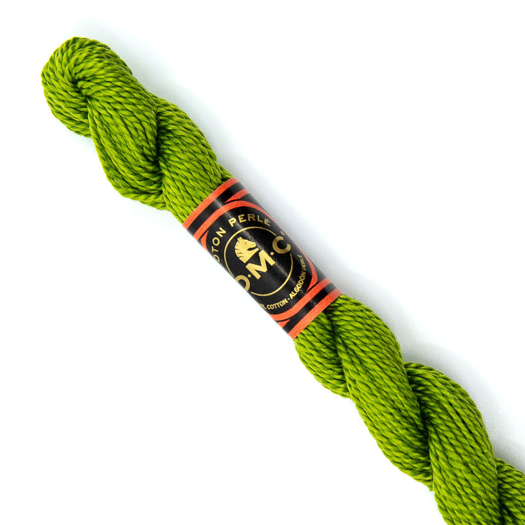 DMC 5 Pearl Cotton 470 Olive Green