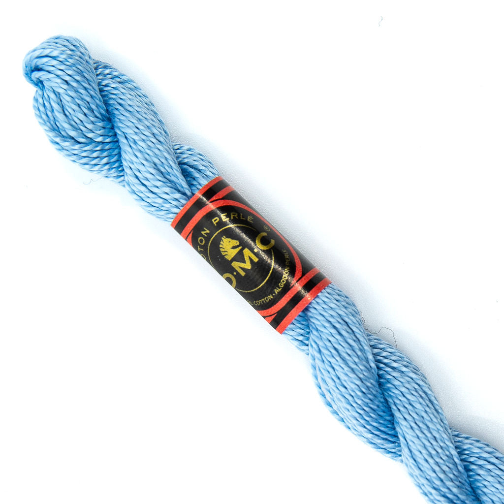DMC 5 Pearl Cotton 800 Sky Blue