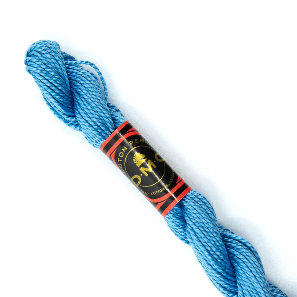 DMC 5 Pearl Cotton 813 Gallic Blue