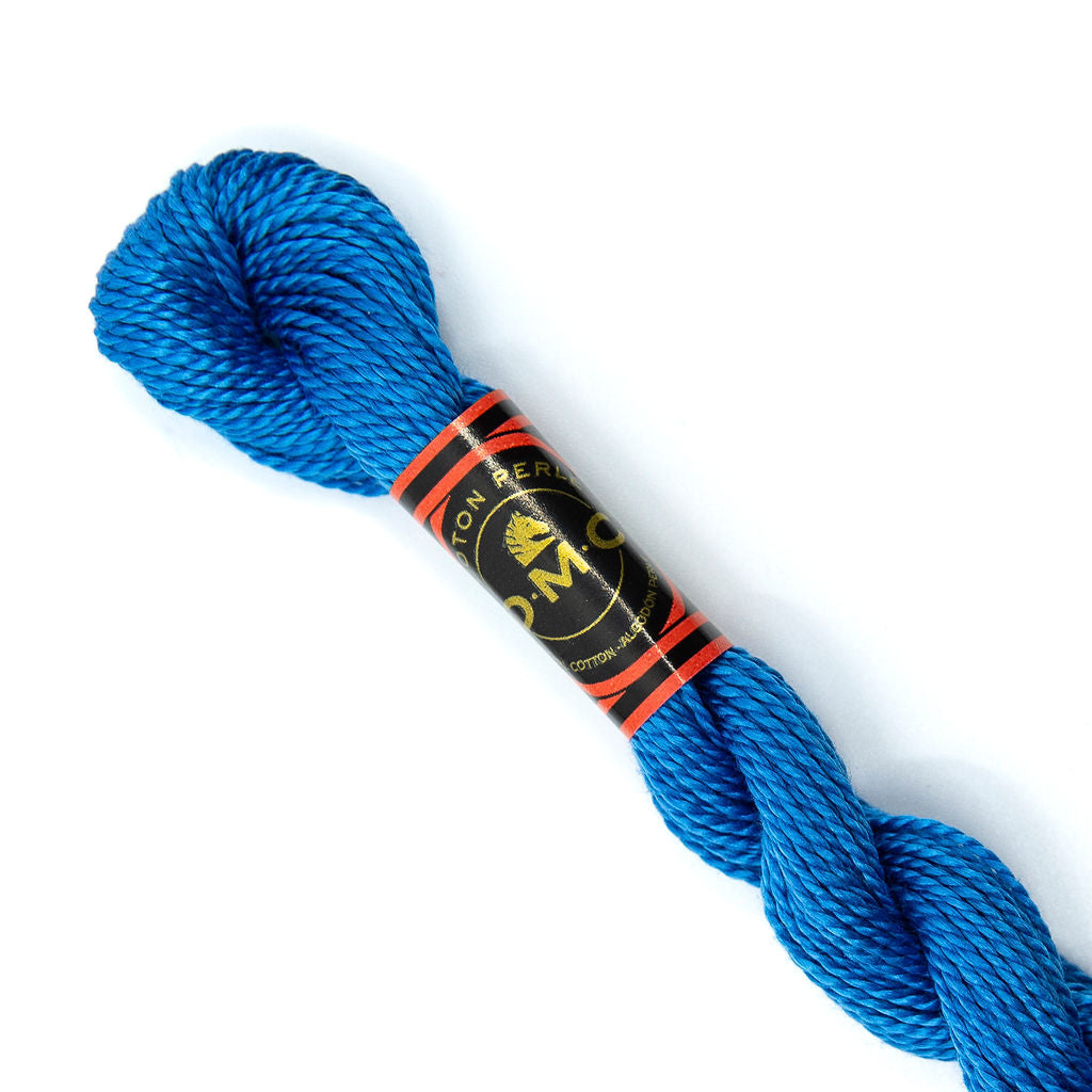 DMC 5 Pearl Cotton 826 Tuareg Blue