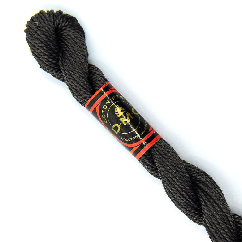 DMC 5 Pearl Cotton 844 Black Pepper
