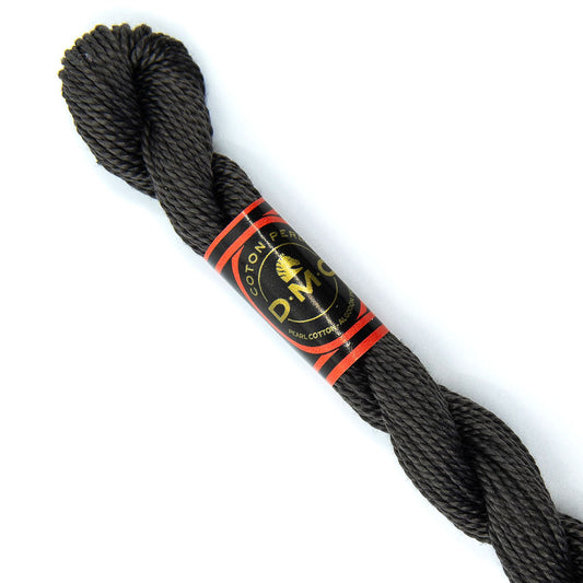 DMC 5 Pearl Cotton 844 Black Pepper