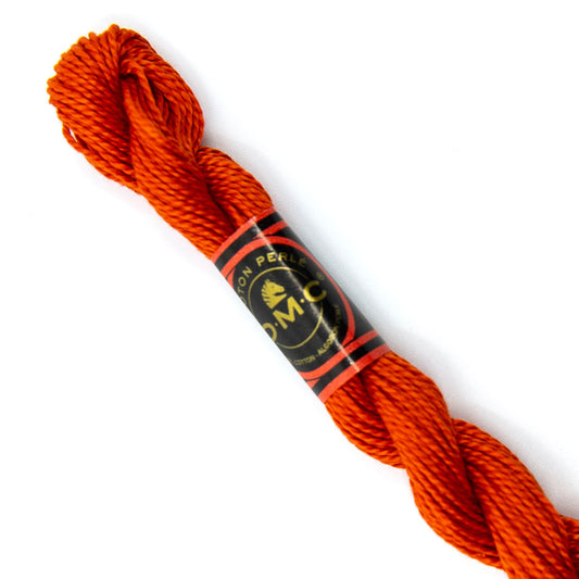 DMC 5 Pearl Cotton 900 Blood Orange